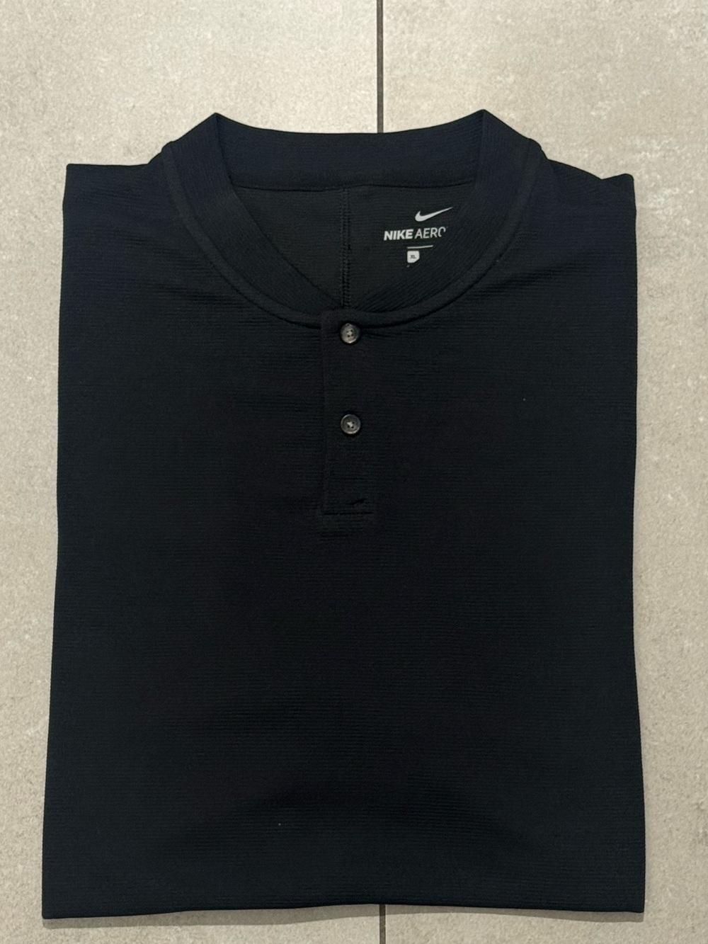 Nike Men's Aeroreact Tiger Woods Collection Golf Shirt Black New